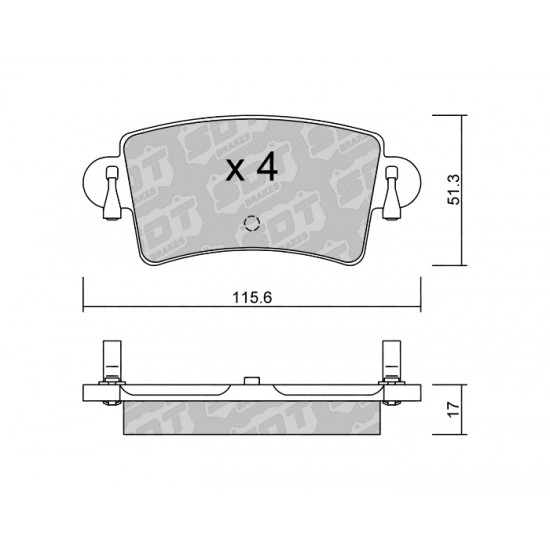 Klocki Galfer/SDT Brakes High Performance S-50 2107100