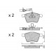 Klocki Galfer/SDT Brakes High Performance S-50 2107401