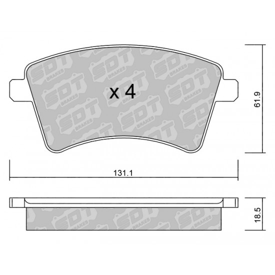 Klocki Galfer/SDT Brakes High Performance S-50 2130700