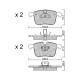 Klocki Galfer/SDT Brakes High Performance S-50 - Opel Vectra C OPC przód