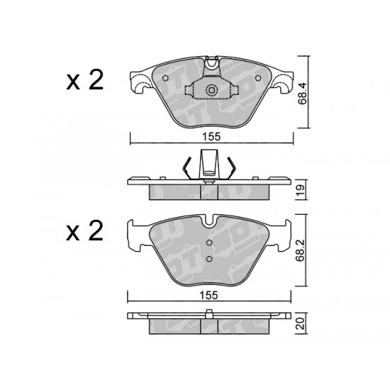 Klocki Galfer/SDT Brakes High Performance S-50 2131900