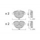 Klocki Galfer/SDT Brakes High Performance S-50 - BMW Z4 (E89) tył