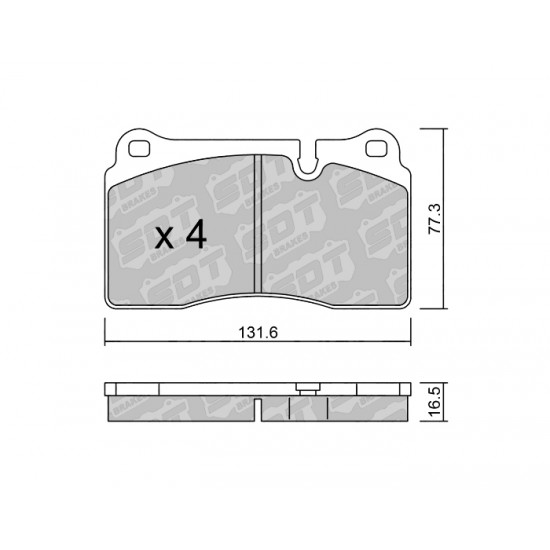 Klocki Galfer/SDT Brakes High Performance S-50 2144406