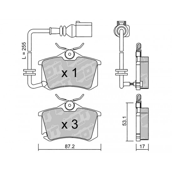 Klocki Galfer/SDT Brakes High Performance S-50 2144704