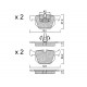 Klocki Galfer/SDT Brakes High Performance S-50 - BMW X1 (E84) tył