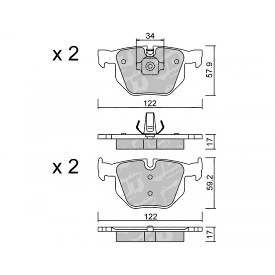 Klocki Galfer/SDT Brakes High Performance S-50 2146801