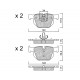 Klocki Galfer/SDT Brakes High Performance S-50 - BMW X5 (F15) tył