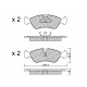 Klocki Galfer/SDT Brakes High Performance S-50 - Opel Astra F Classic przód