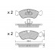 Klocki Galfer/SDT Brakes High Performance S-50 2149600