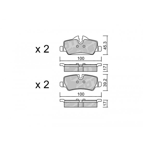 Klocki Galfer/SDT Brakes High Performance S-50 2151800