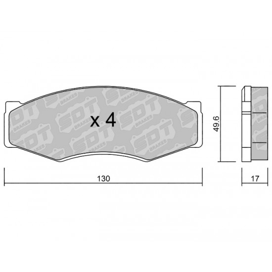 Klocki Galfer/SDT Brakes High Performance S-50 2161600