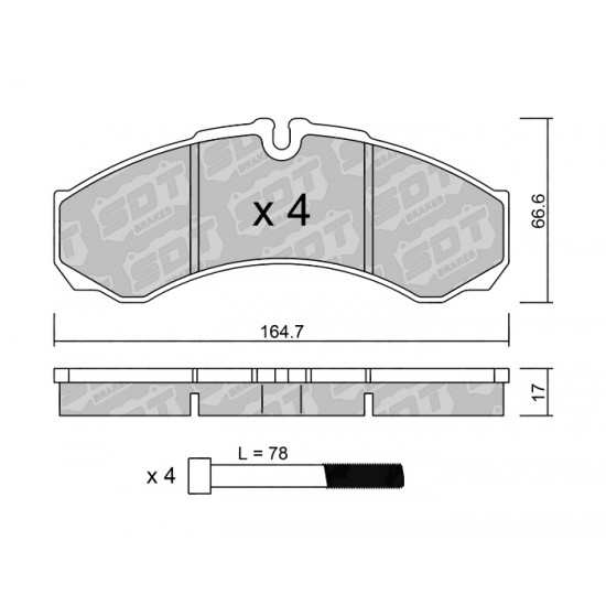 Klocki Galfer/SDT Brakes High Performance S-50 2172801