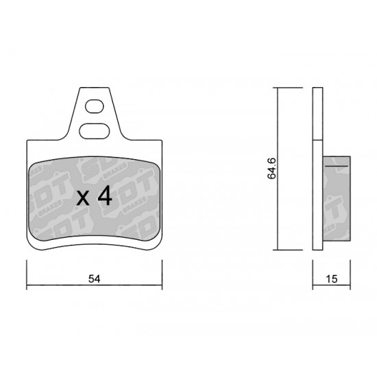 Klocki Galfer/SDT Brakes High Performance S-50 2173300