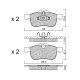 Klocki Galfer/SDT Brakes High Performance S-50 - Rover 75 przód