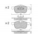 Klocki Galfer/SDT Brakes High Performance S-50 2178600