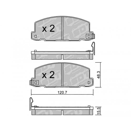 Klocki Galfer/SDT Brakes High Performance S-50 2183600