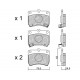 Klocki Galfer/SDT Brakes High Performance S-50 2184600