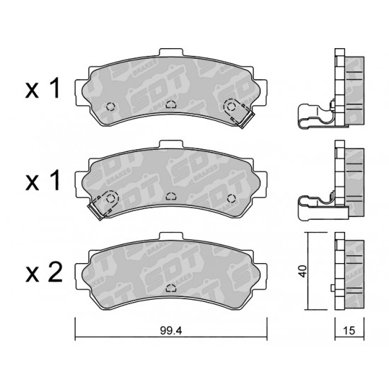 Klocki Galfer/SDT Brakes High Performance S-50 2189700