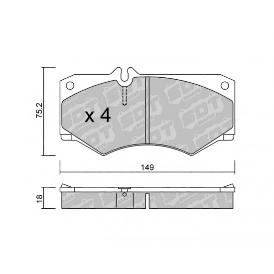 Klocki Galfer/SDT Brakes High Performance S-50 2191001