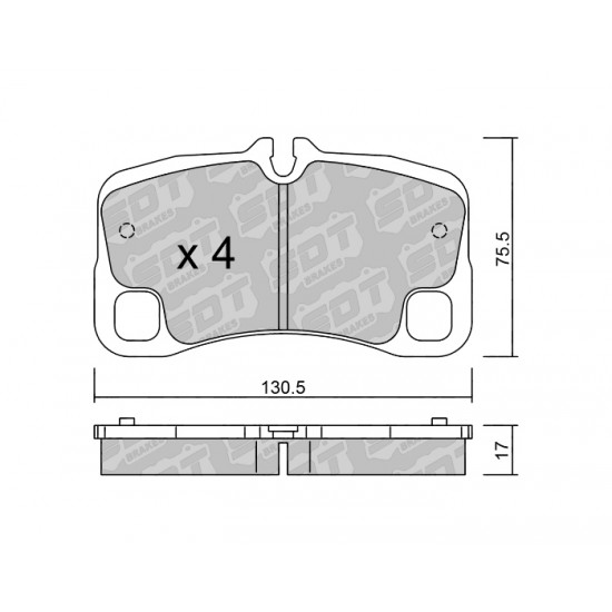 Klocki Galfer/SDT Brakes High Performance S-50 2193000