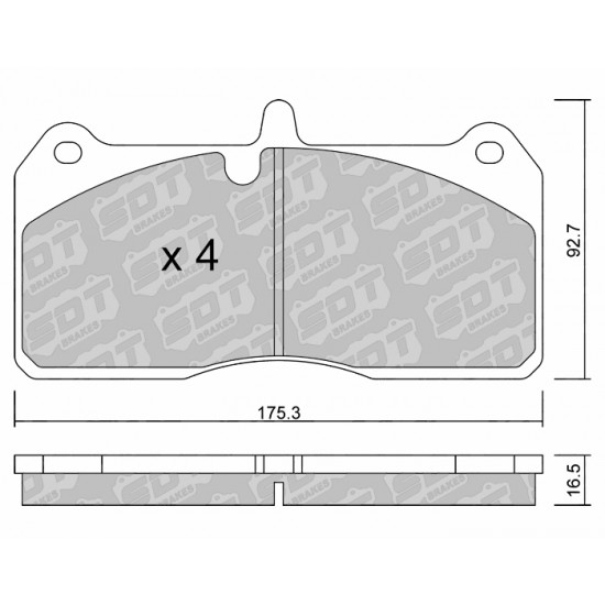 Klocki Galfer/SDT Brakes High Performance S-50 2193600