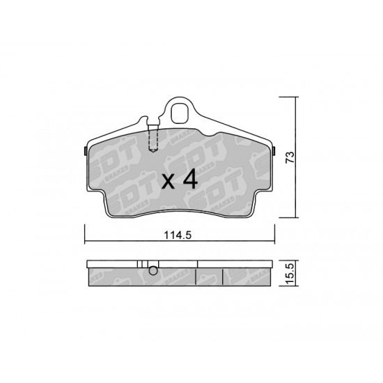 Klocki Galfer/SDT Brakes High Performance S-50 2194201