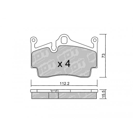 Klocki Galfer/SDT Brakes High Performance S-50 2194202