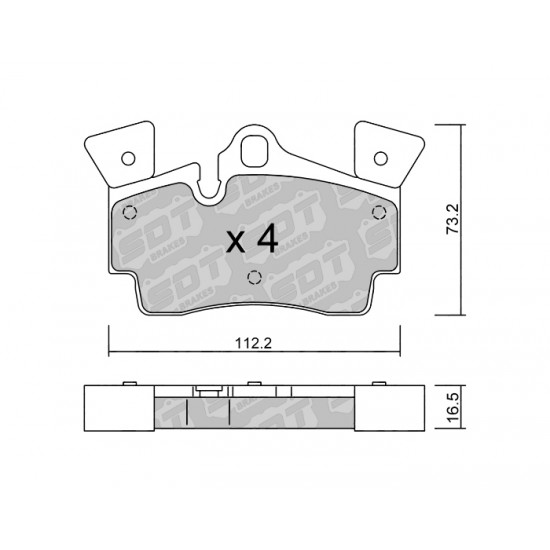 Klocki Galfer/SDT Brakes High Performance S-50 2194203