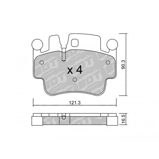 Klocki Galfer/SDT Brakes High Performance S-50 2194300