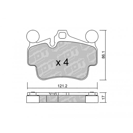 Klocki Galfer/SDT Brakes High Performance S-50 2194301