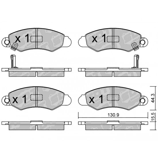 Klocki Galfer/SDT Brakes High Performance S-50 2195700