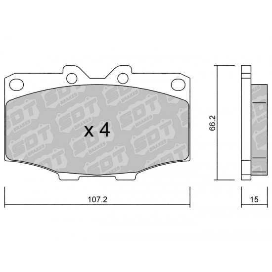 Klocki Galfer/SDT Brakes High Performance S-50 2197600