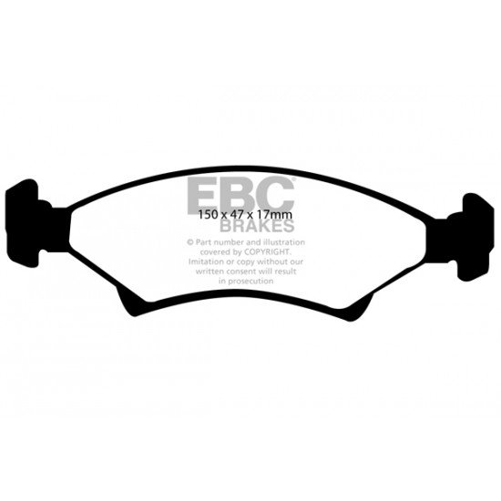 Klocki EBC Brakes Ultimax2 DP1001