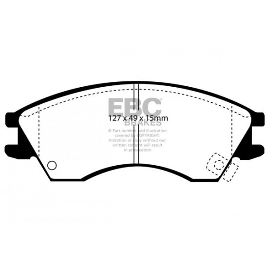 Klocki EBC Brakes Ultimax2 DP1029