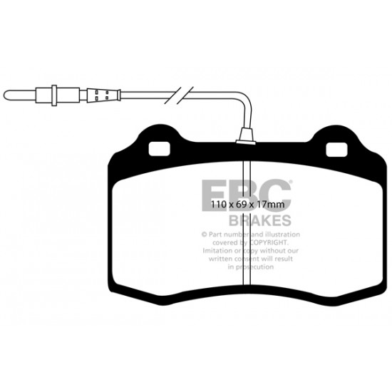 Klocki EBC Brakes Greenstuff DP21031/2