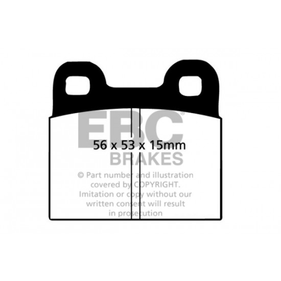 Klocki EBC Brakes Greenstuff DP2105