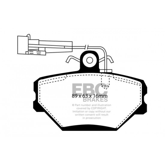 Klocki EBC Brakes Ultimax2 DP1052