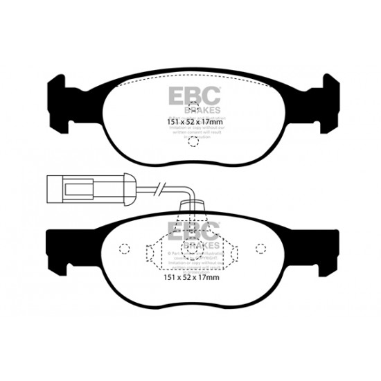 Klocki EBC Brakes Greenstuff DP21059