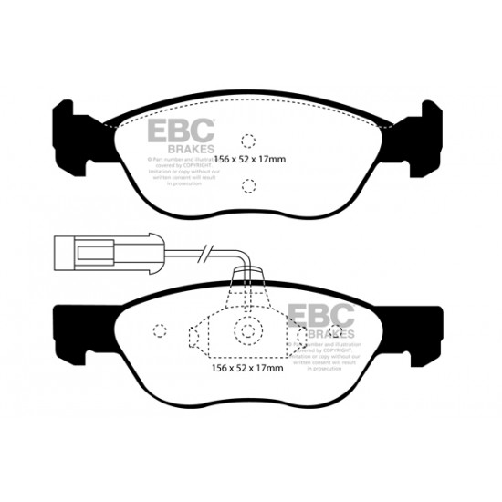 Klocki EBC Brakes Greenstuff DP21060