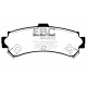 Klocki EBC Brakes Greenstuff - Nissan Almera (N16) tył