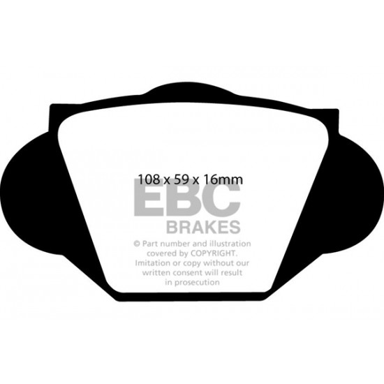 Klocki EBC Brakes Greenstuff DP2109