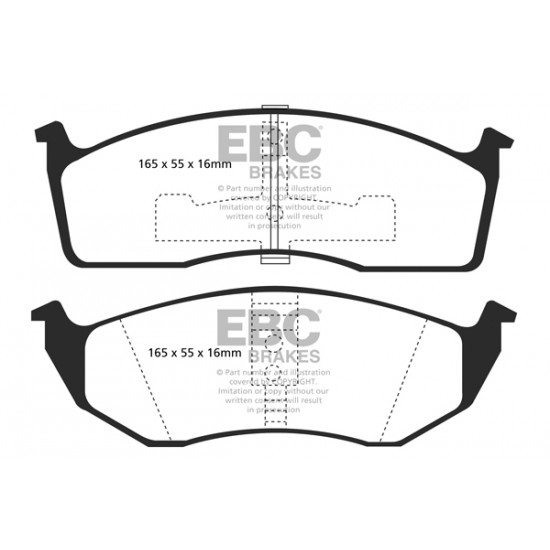 Klocki EBC Brakes Greenstuff DP21123