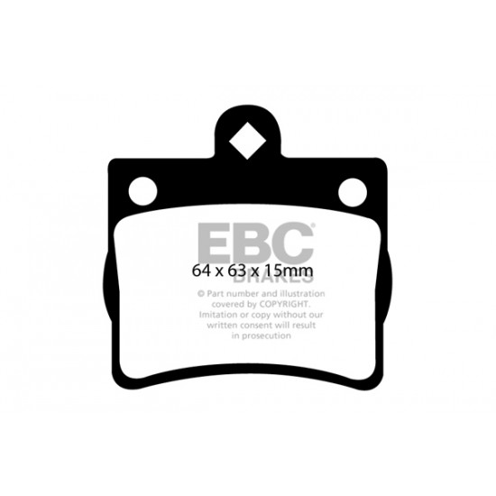 Klocki EBC Brakes Greenstuff DP21135