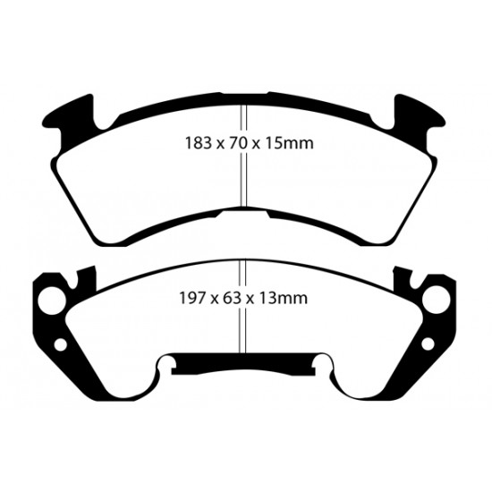 Klocki EBC Brakes Greenstuff DP21147