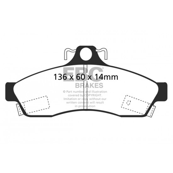 Klocki EBC Brakes Greenstuff DP21181