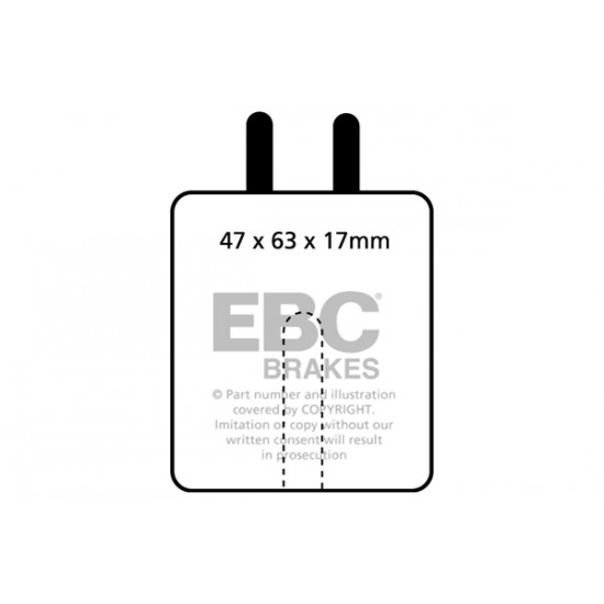 Klocki EBC Brakes Greenstuff DP2120