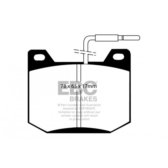 Klocki EBC Brakes Ultimax2 DP123