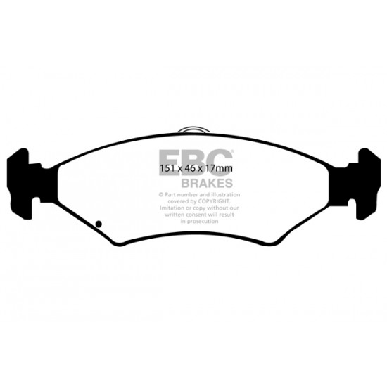 Klocki EBC Brakes Ultimax2 DP1237