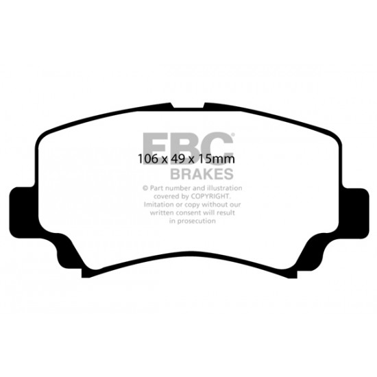 Klocki EBC Brakes Greenstuff DP21291