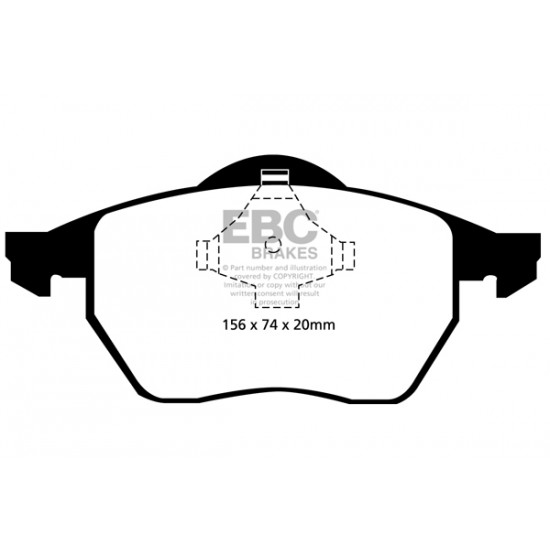 Klocki EBC Brakes Ultimax2 - Skoda Octavia 1 przód